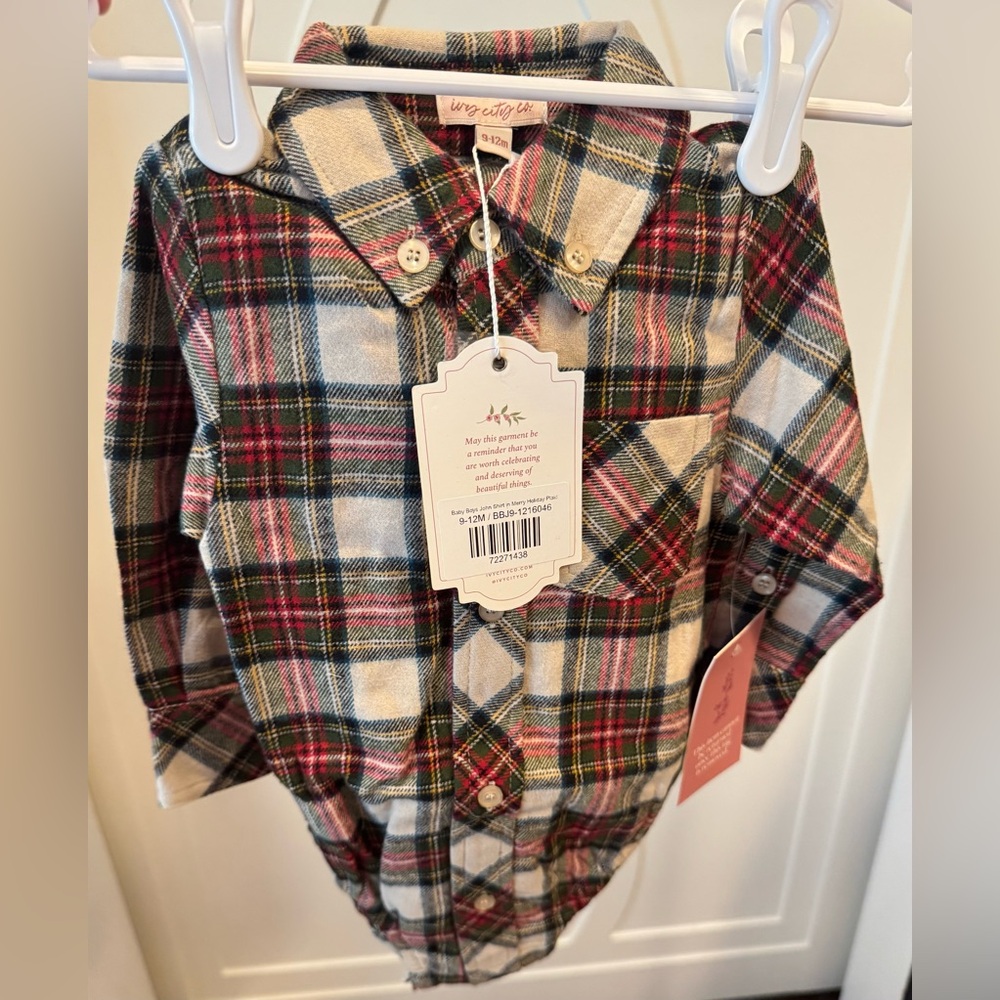 Ivy City Co John shirt merry holiday plaid